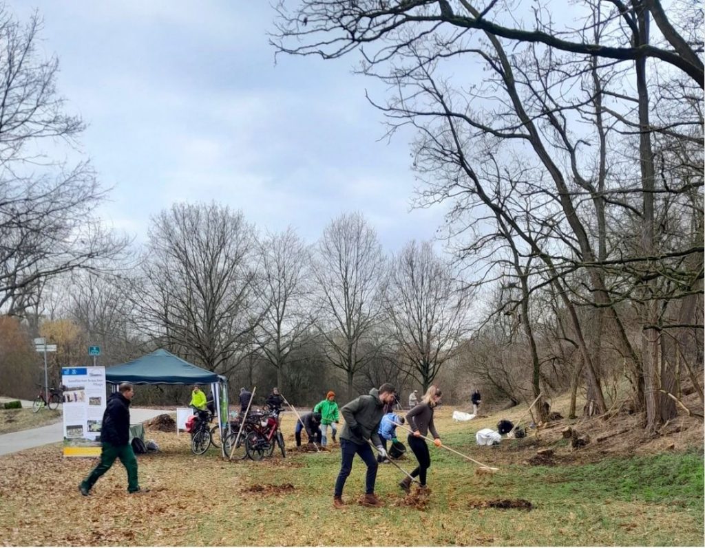 Aufräumaktion „Kleine Mainau“